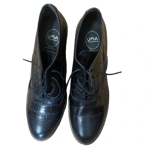 Uma Black Lace up Bootie size 41 - Picture 2 of 4